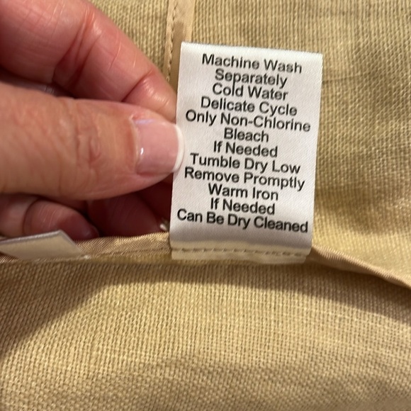 CAbi Tan 100% Linen Blazer Sz M - Picture 8 of 8